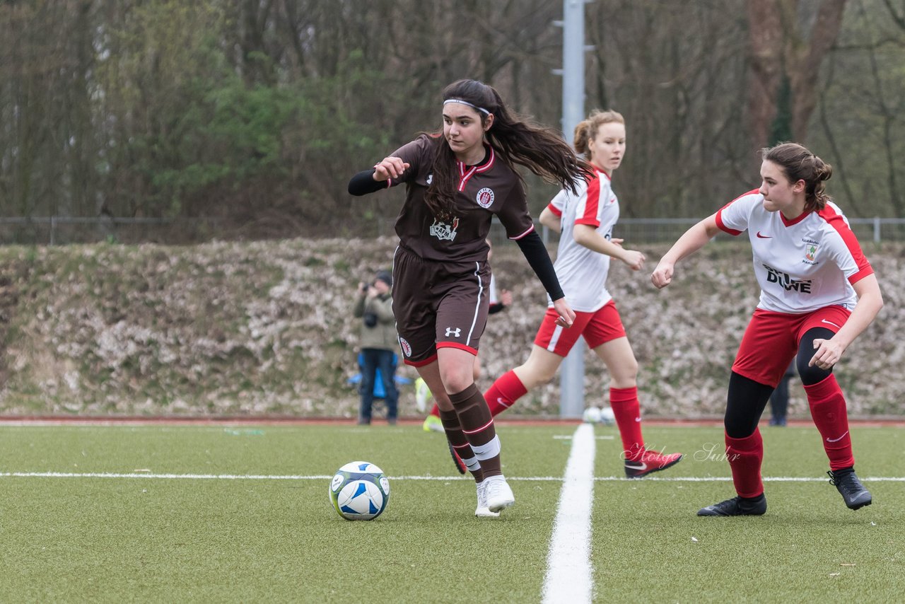 Bild 204 - B-Juniorinnen Walddoerfer - St.Pauli : Ergebnis: 4:1